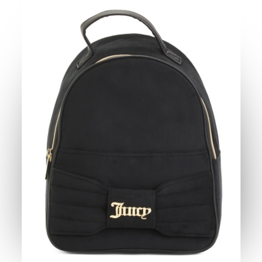 Juicy Couture Pretty Bow Backpack- Black